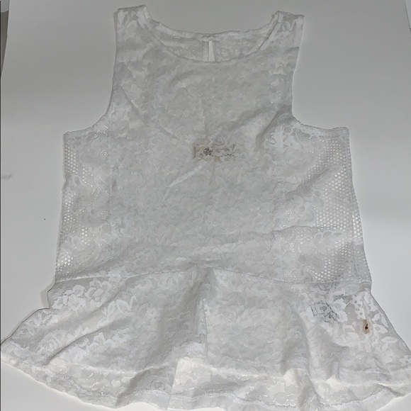 Hollister Tops - Hollister white lace blouse